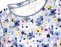 Name It chambray blue blomstret body